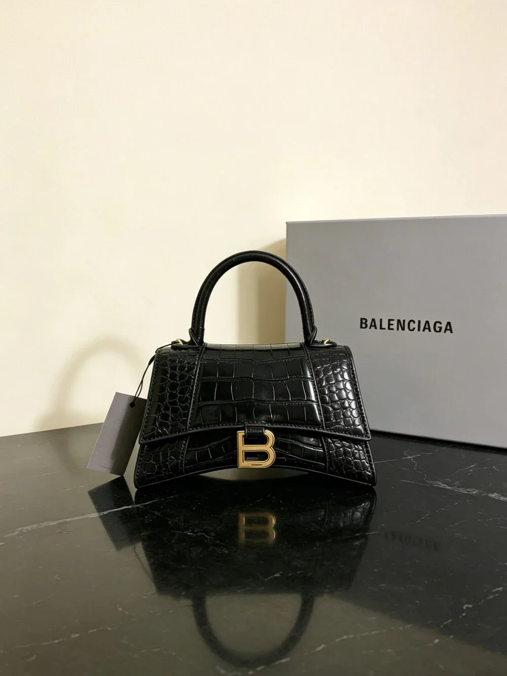 Balenciaga Hourglass Small Top Handle Bag